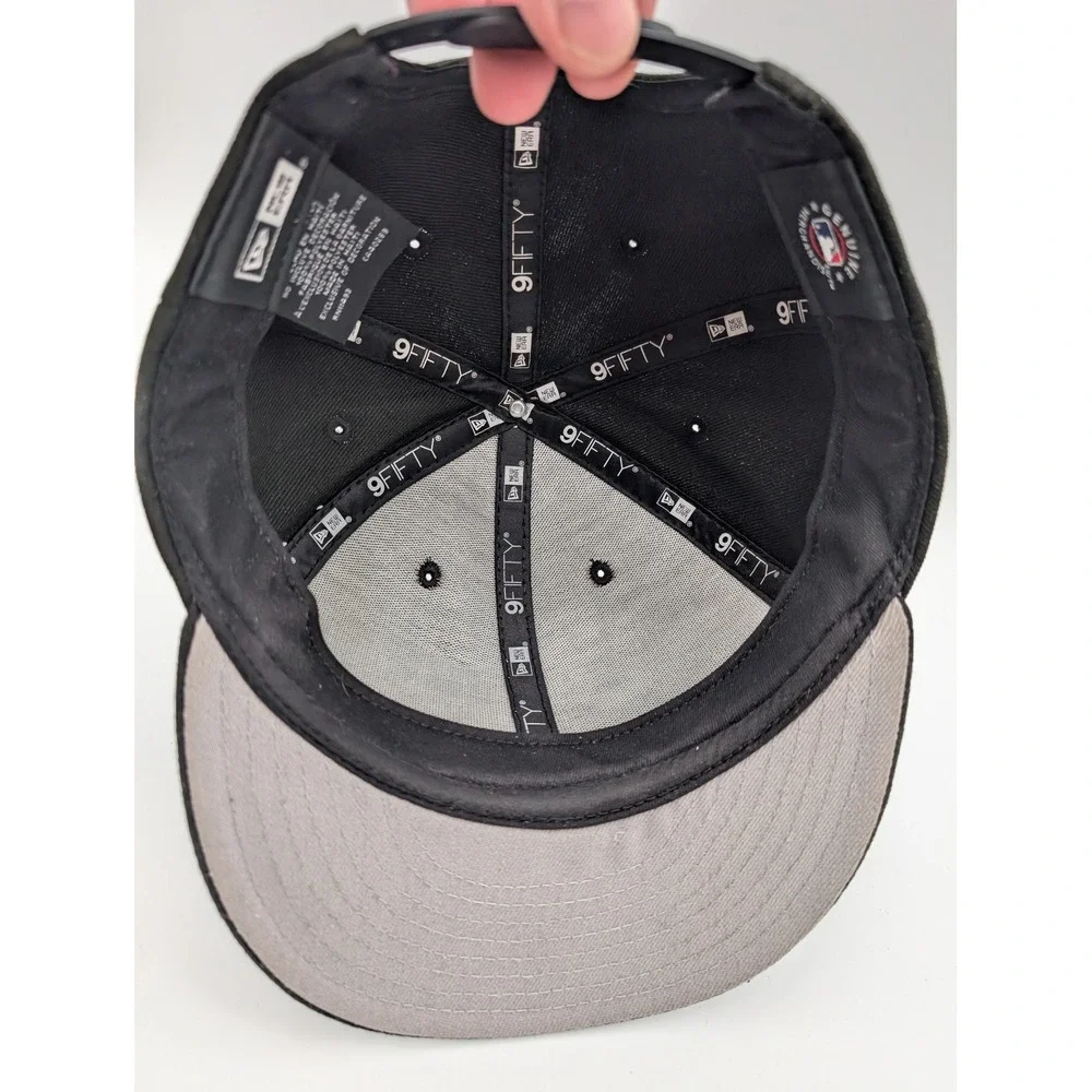 New Era 9FIFTY St. Louis Cardinals Snapback Hat Black Cream Logo MLB Cap Mens